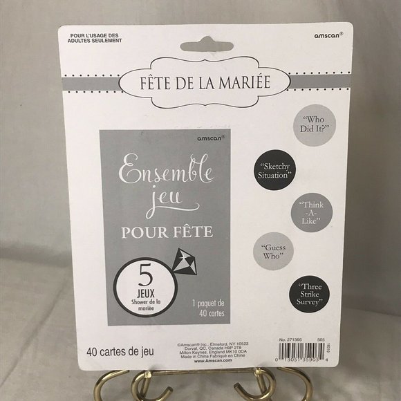 Bridal Shower Party Card Game Kit Bachelorette - Picture 5 of 7